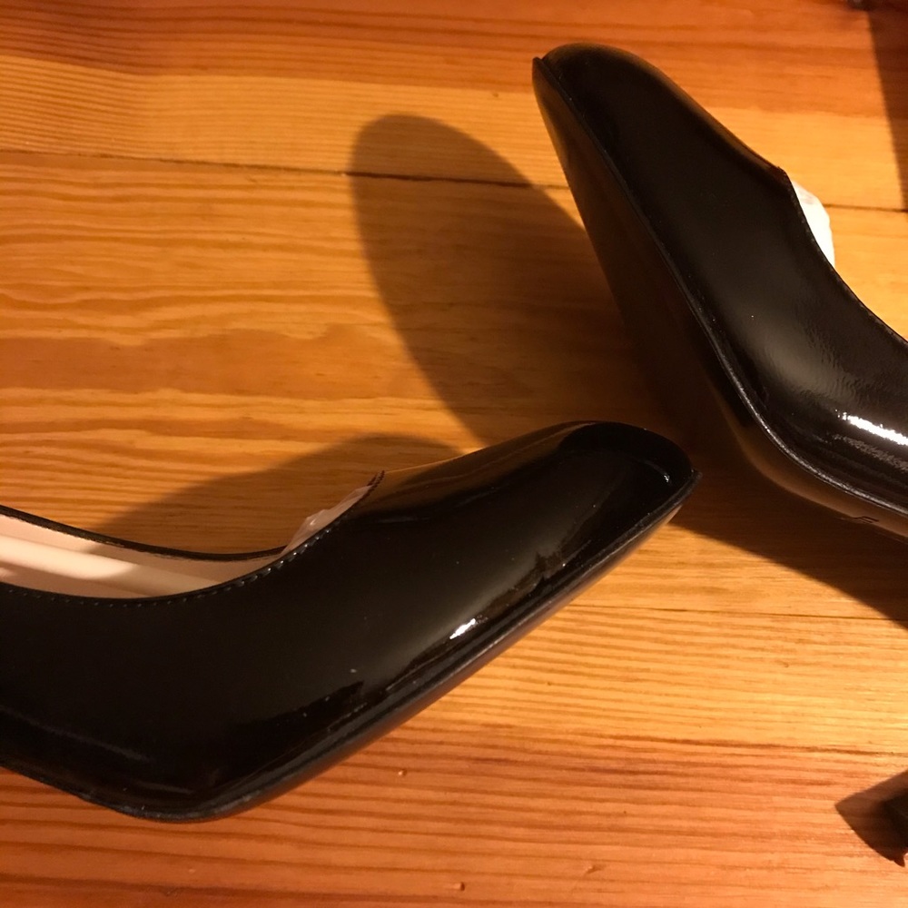 Claudia Ciuti Black Patent Leather Pumps, NWB, 7.5 - Picture 10 of 14